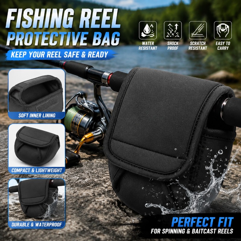 Fishing Rod Case - حقيبة واقية لبكرة الصيد، حافظة لبكرة