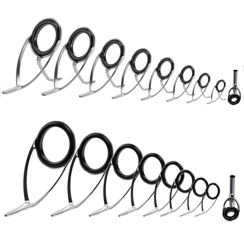 Fishing Rod Guide Replacement - 9 قطعة الصيد رود أدلة حلقة