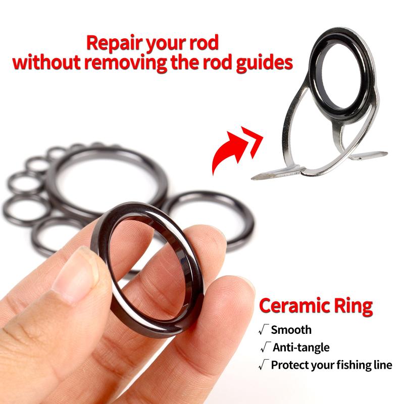طقم إصلاح قصبة الصيد الموثوق ب - مراجعة Fishing Rod Repair Kit وسعره