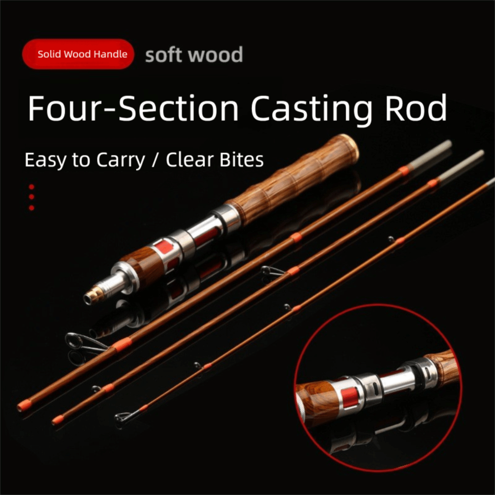 2025 4 أقسام الغزل الصيد رود ا - مراجعة Fishing Rod Carbon Fiber وسعره