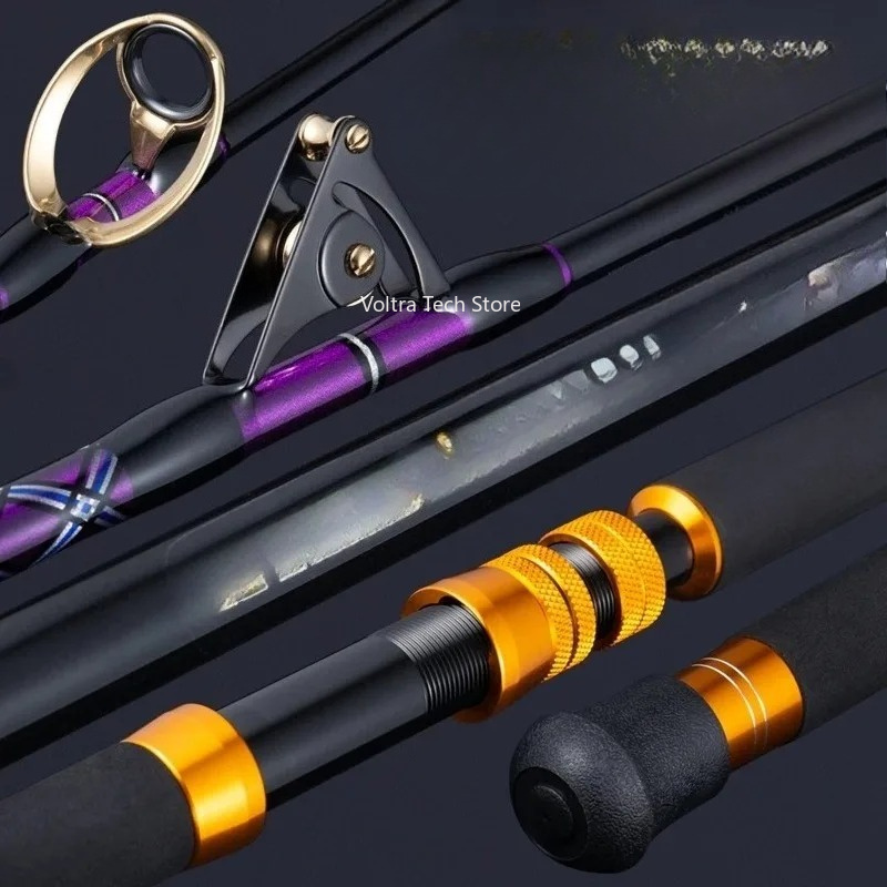 قصبة صيد قوية من الكربون من لو - مراجعة Fishing Rod Boat وسعره