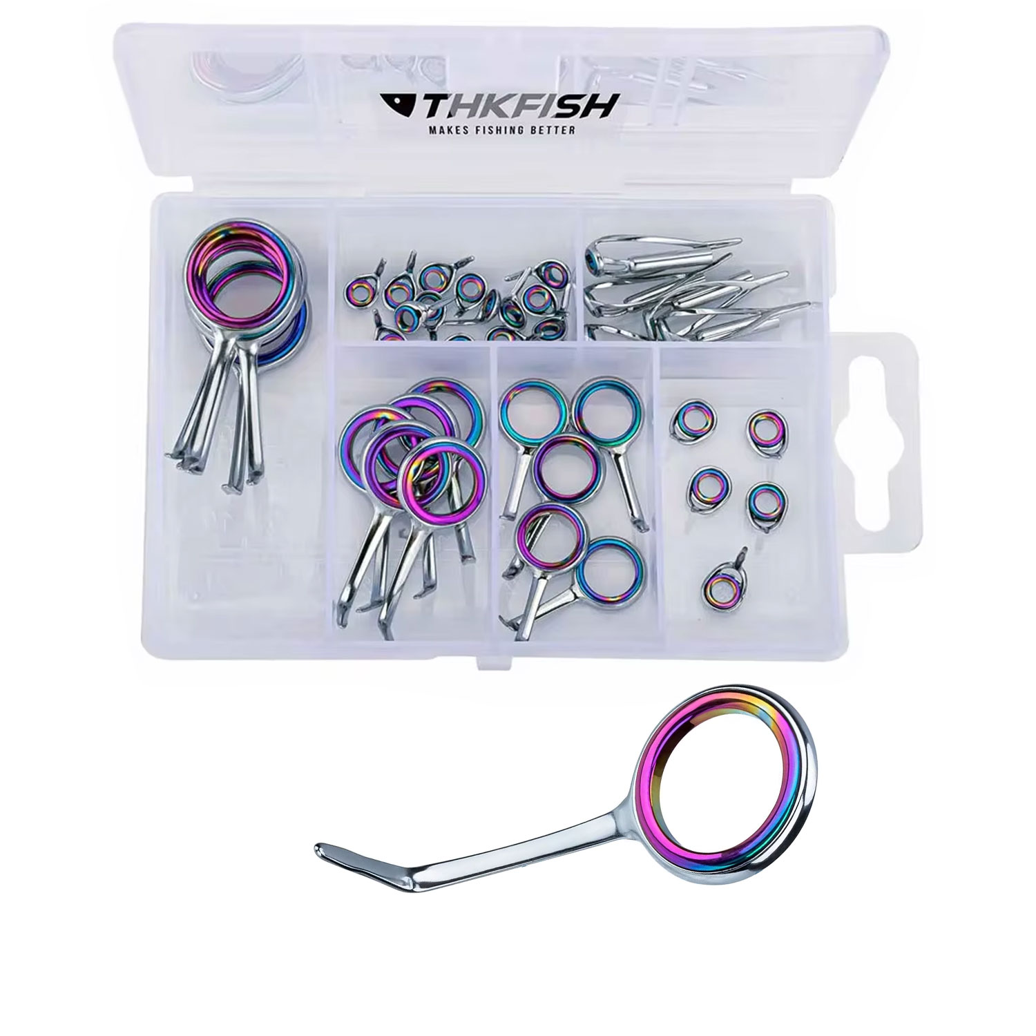مجموعة أدوات إرشادية ملونة من  - مراجعة Fishing Rod Tip Replacement وسعره